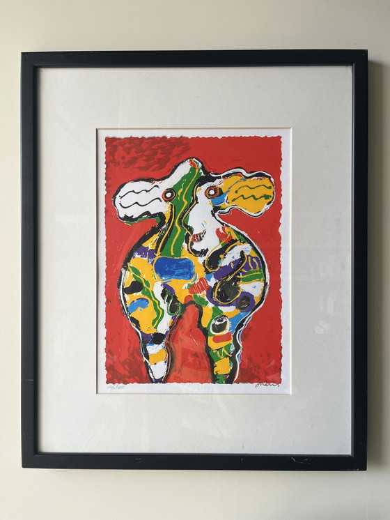 Image 1 of Peter Diem - Cow Red litho
