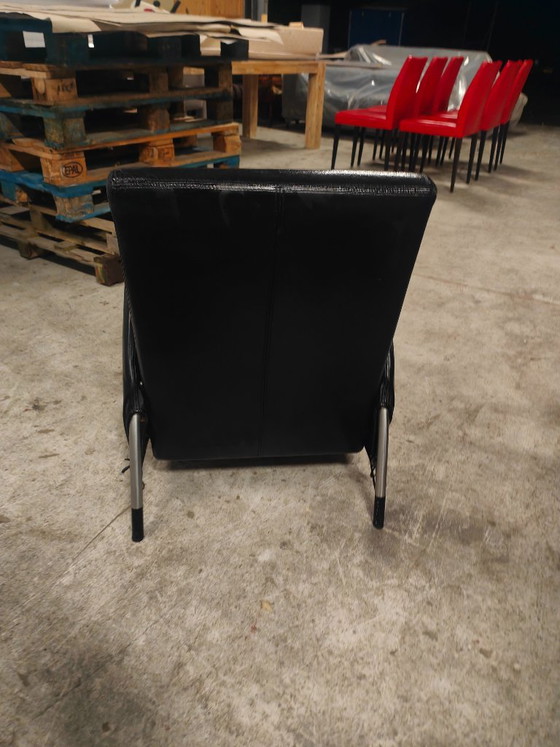 Gelderland 6020 Fauteuil in Zwart Leder, Jan des Bouvrie – Leather (photo 11 of 14)