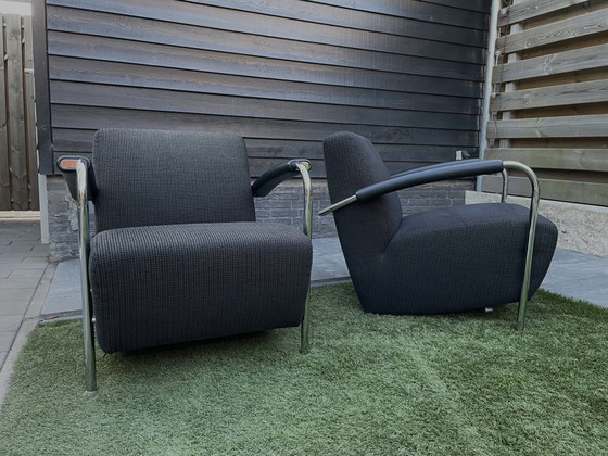 Image 1 of 2x Leolux Scylla Fauteuil