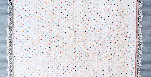 Mehrfarbige Berberteppiche aus Leinen, 250 cm x 150 cm