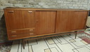 Skandinavisches Teak-Sideboard, 1960er Jahre