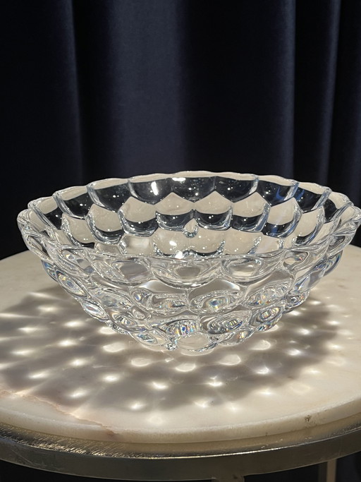 Bol vintage Crystal Orrefors « Framboise » - Anne Nilsson