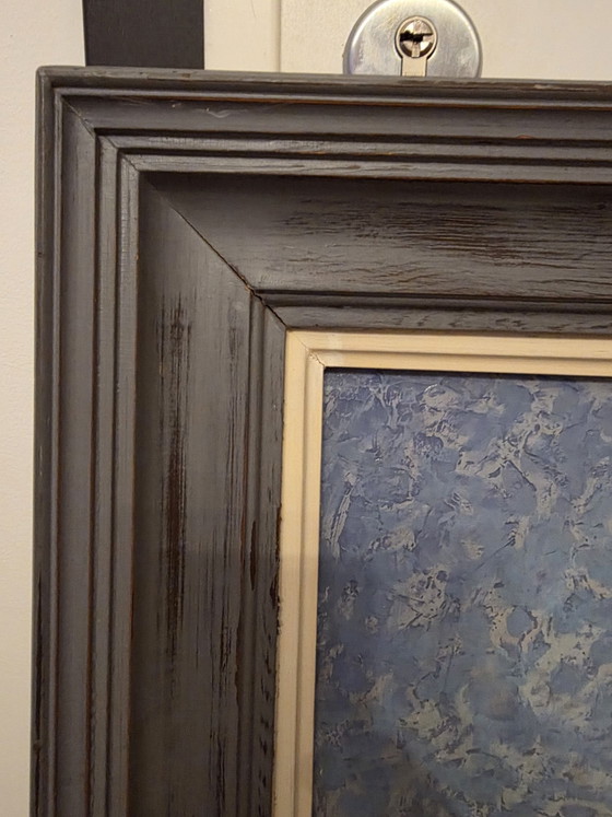 Paesaggio costiero mediterraneo suggestivo, J. Keustermans (1967), Arte, Legno, Tela, Blu (foto 11 di 15)