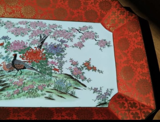 Image 1 of Vintage Japanese porcelain tray.