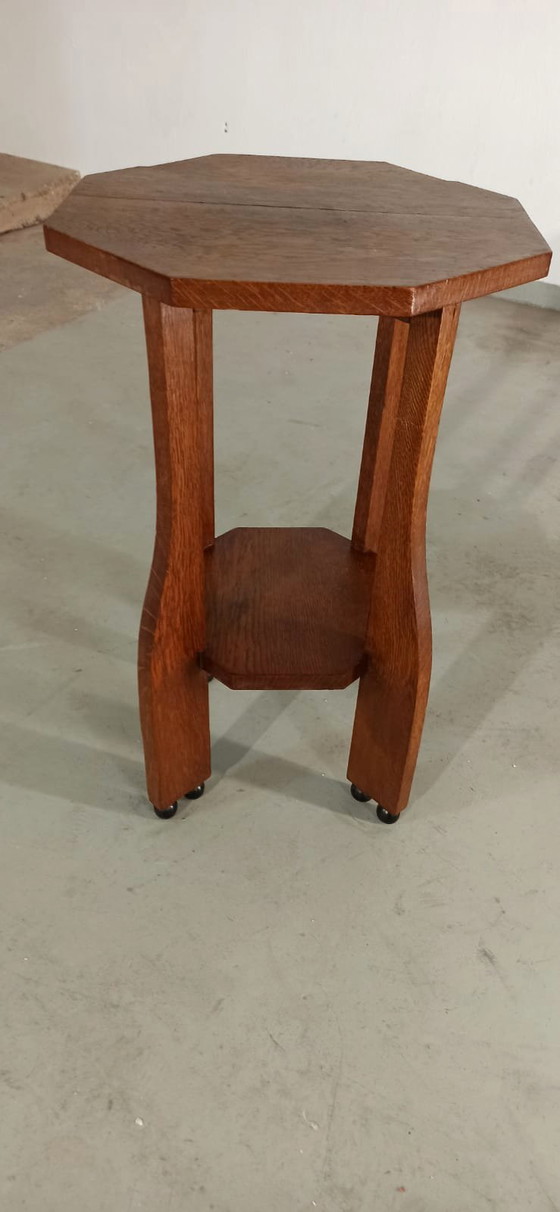 Image 1 of Amsterdamse school Art Deco bijzettafel