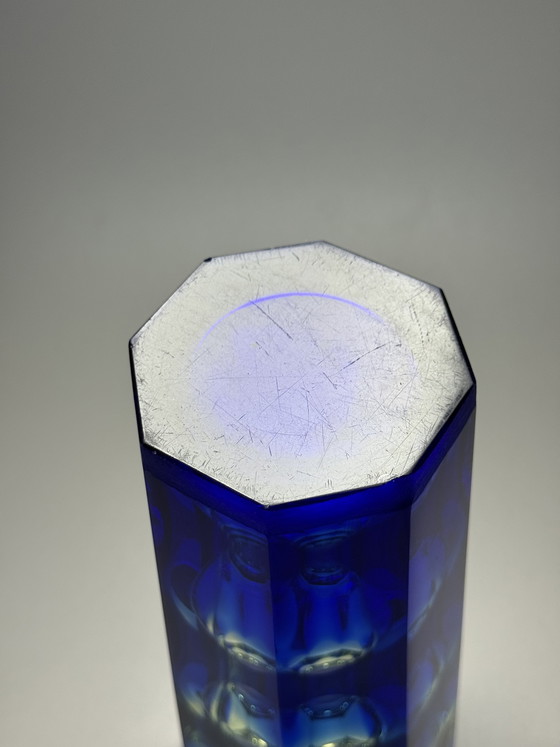 Image 1 of Rainbow Vase by Aknuny Astvatsaturyan Leningrad Art Glass Factory, USSR, 1960s