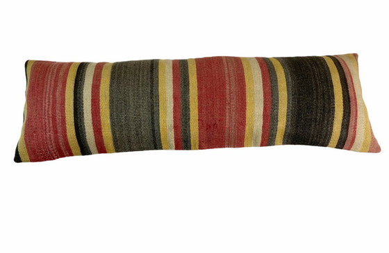 Image 1 of Unique Kilim & Carpet Cushion Cover – 120 x 40 cm