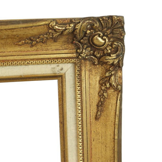 Image 1 of Grote Gouden Lijst Barok Stijl 73x63cm