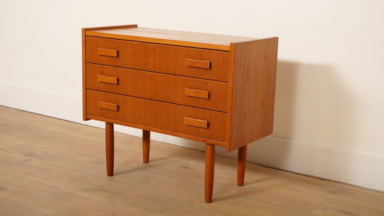 Image 1 of Vintage chest of drawers | 3 drawers | Bedside table