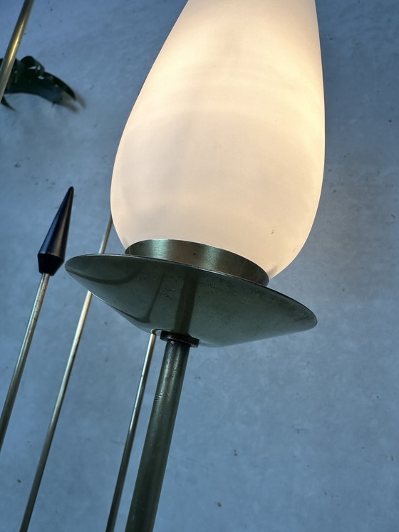 Image 1 of Lampada da terra vintage in ottone - Lunel