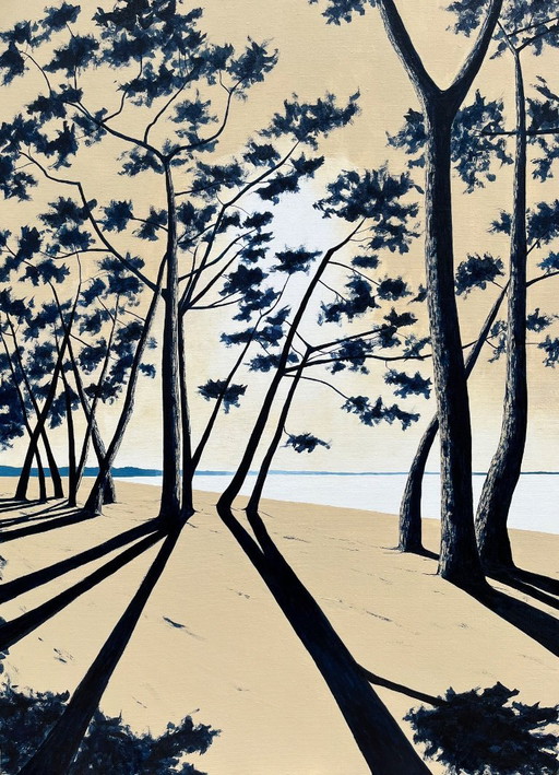 Acrylic on canvas stretcher.  Format 100x73cm
