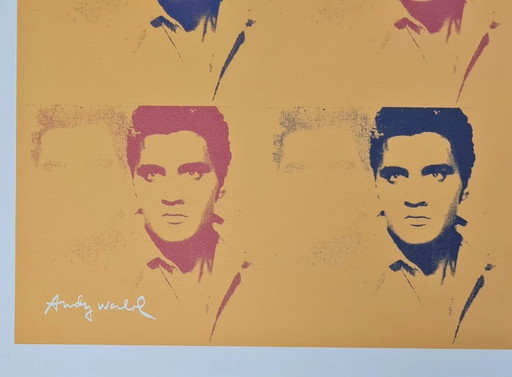 D'après Andy Warhol, Elvis Presley, années 1980, lithographie