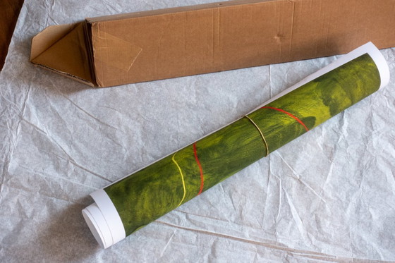 Image 1 of Joan Miró - Dipinto (Amore) 1925 - Manifesto 54 × 70 cm