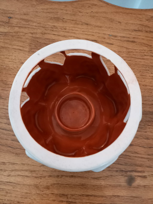 Vintage porseleinen thee warmtehouder