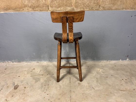 Brutalist 5 Lage Barkrukken ‘T-Back’ – Wood (photo 12 of 15)