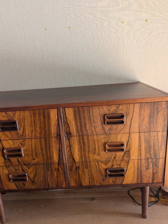 Vintage palissander hout dressoir jaren 60/70 – Ladekasten (photo 3 of 9)