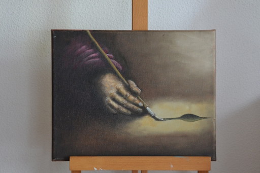 Pintura al óleo del pintor holandés Joop Serno