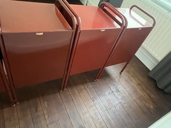 Image 1 of Industrieel design, nachtkastje, Mertens Mortsel, vintage 50, Mertens Mortsel