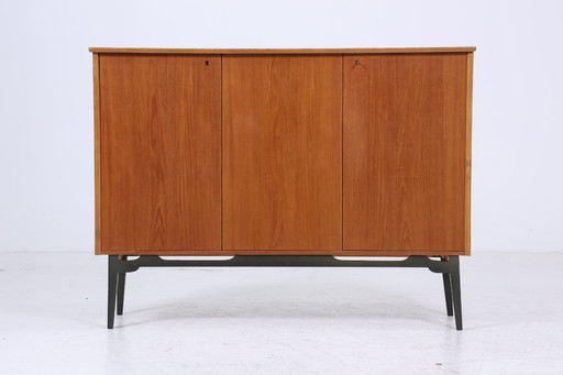 Vintage highboard 60s | Mid - Century sideboard drawer cabinet wood storage #05-23