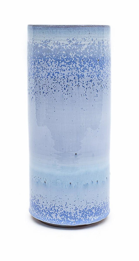 Image 1 of Vase Blau Emailliert