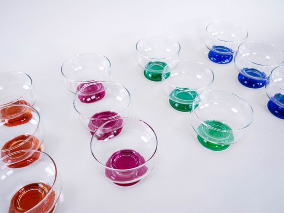 Image 1 of Set of dessert bowls, Italian design, 1970s, made in Italy