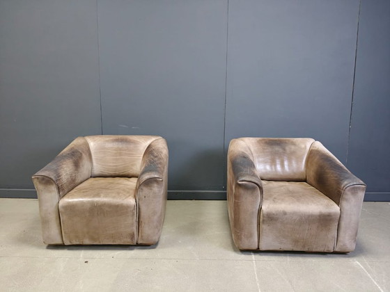 Image 1 of Pair of DS47 armchairs, 1960s 