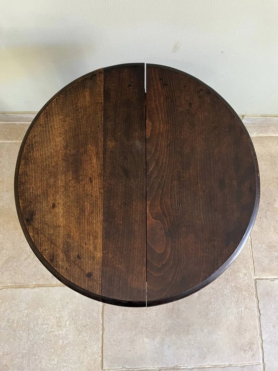 Side table with press screw style legs – Wood, Rustic (photo 7 of 14)