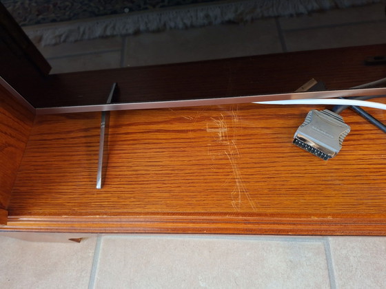 Beau buffet bas en bois, Métal, Marron (photo 6 sur 8)