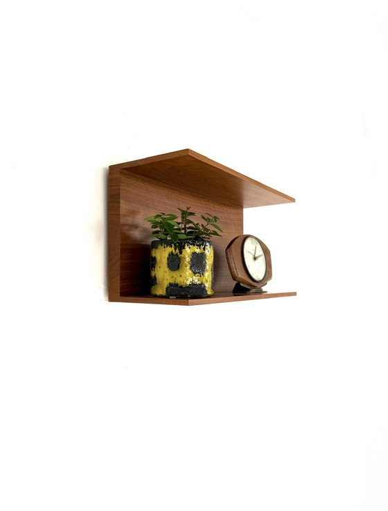 Image 1 of Mensola da parete vintage in teak, Wilhelm Renz '60