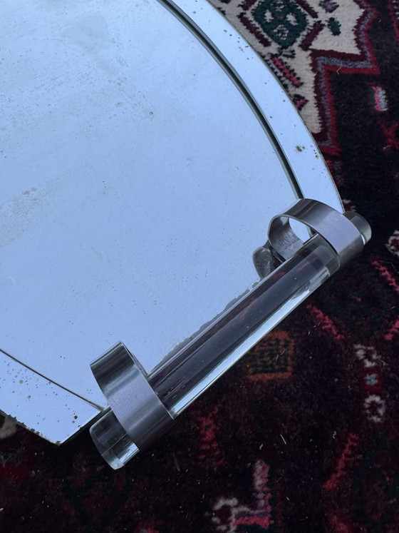 Art Deco Mirror and Glass Tray – Table accessories, Metal (photo 9 of 13)