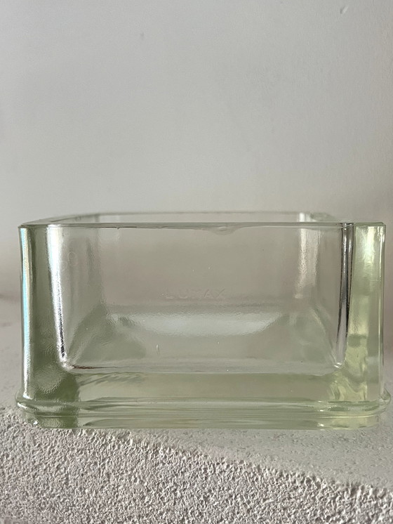 Image 1 of Lumax Taschenleerer / Aschenbecher aus Pavéglas - Le Corbusier x Charlotte Perriand - Saint-Gobain - 1960/70er Jahre