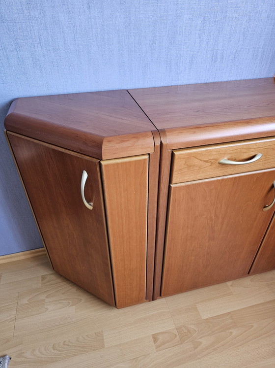 Solid wood sideboard & corner cabinet combination (photo 2 of 5)