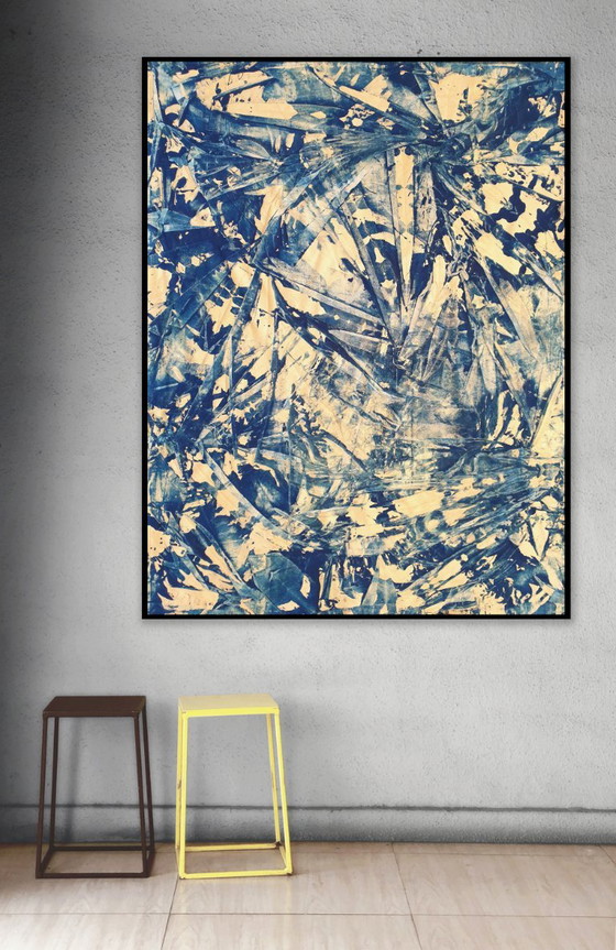 Jürgen Angeler - Golden Butterfly Effect – Pinturas y dibujos, Lienzo (photo 14 of 16)