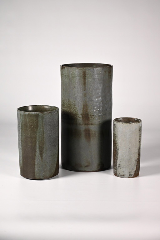 Ensemble de vases cylindriques Studio Keramik