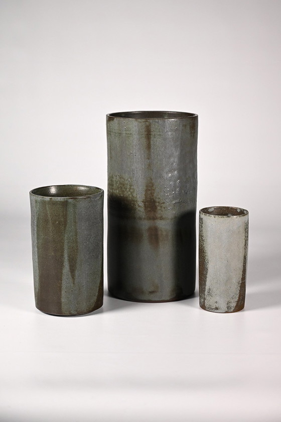 Image 1 of Ensemble de vases cylindriques Studio Keramik