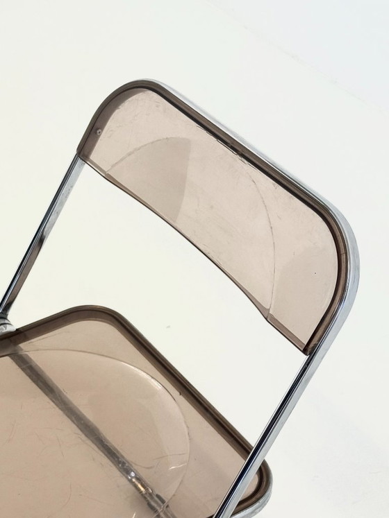 Set of 2 Plia folding chairs for Anonima Castelli by Giancarlo Piretti – Chrome (photo 14 of 17)