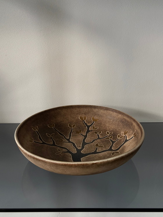 Bol en céramique d'art vintage Sylt Hans Welling – Mid Century Modern (photo 2 of 6)