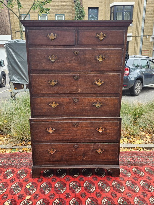 Authentieke Engelse Chesr-on-Chest / Tallboy, (ca1880-1900).