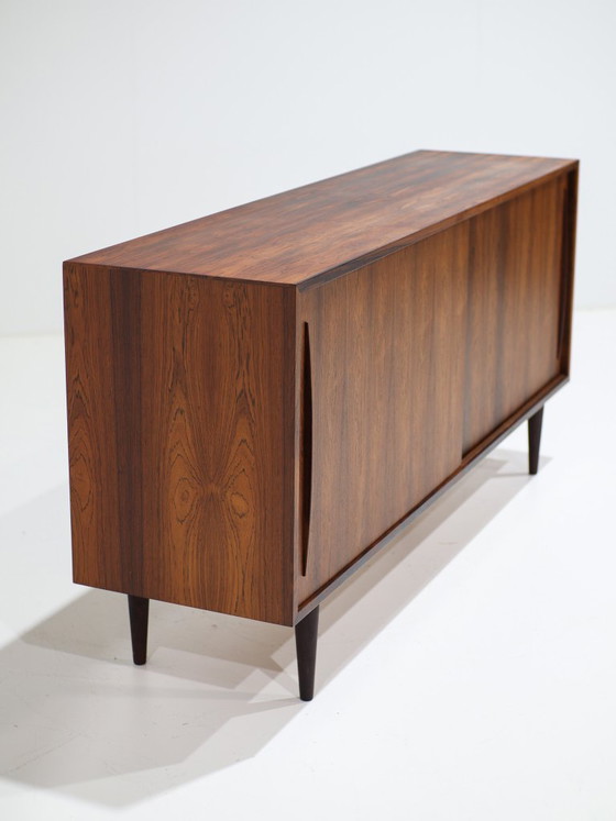 Buffet bas en palissandre vintage danois années 60, Bois, Marron, Mid Century Modern (photo 11 sur 15)