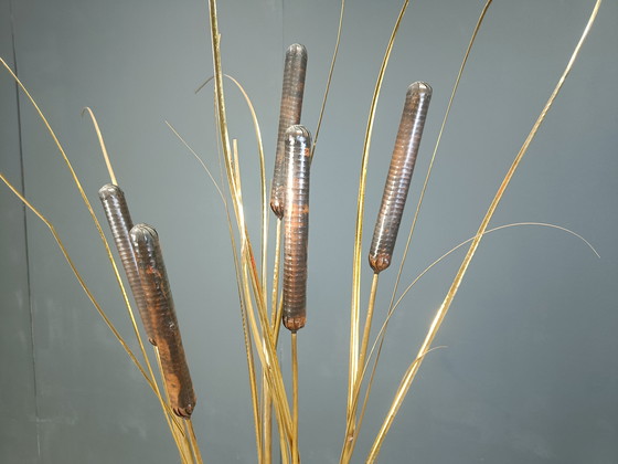 Image 1 of Messing staande lamp van Daniel D'Haeseleer, 1970