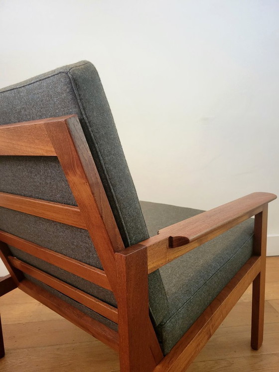 Image 1 of Poltrona vintage Capella di Illum Wikkelsø per Niels Eilersen