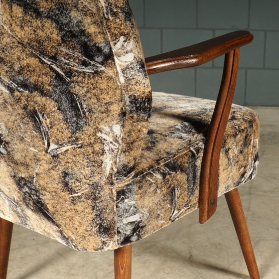 Image 1 of Vintage cocktail armchair – velvet – 1960s