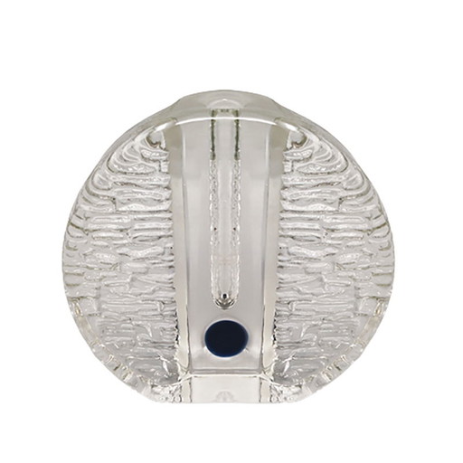 Vintage Walther Glas Bullseye Vase von Heiner Düsterhaus. Hergestellt in Deutschland