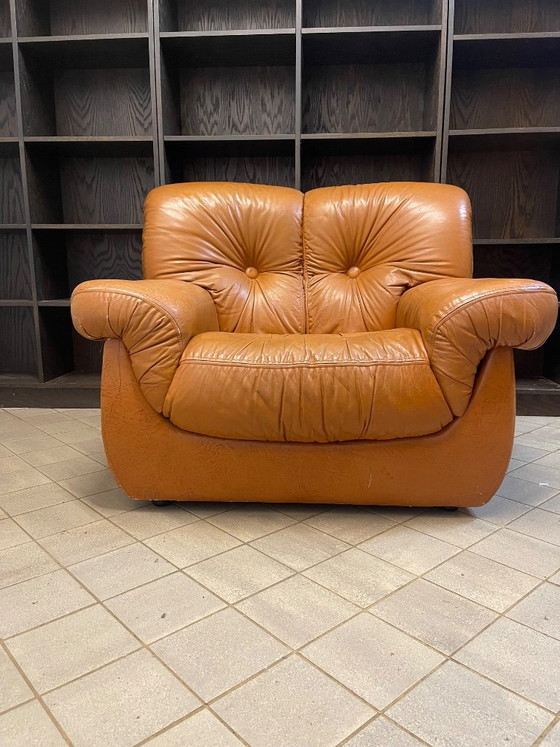 1980s vintage Italian design lounge chair from PelleRossi – Chairs and lounge chairs, Leather (photo 2 of 10)