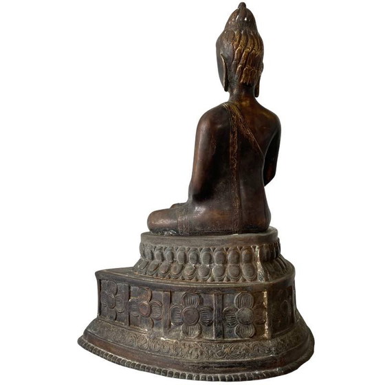 Antiker Himalaya Bronze Buddha – ca. 500 Jahre alt – Westtibetische / Mustang Tradition – Bildhauerei (photo 4 of 23)