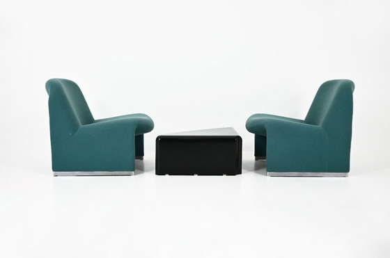 Image 1 of Chaises + Table Alky par Giancarlo Piretti pour Anonima Castelli, 1970s, Set de 3
