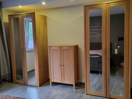 Image 1 of ¡Hülsta ahora! n.º 3: 2 armarios + 2 cómodas/aparadores altos de aliso macizo