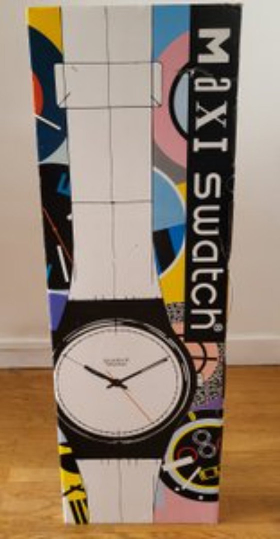 Image 1 of Orologio da parete Jean Michel Folon di Swatch 1993