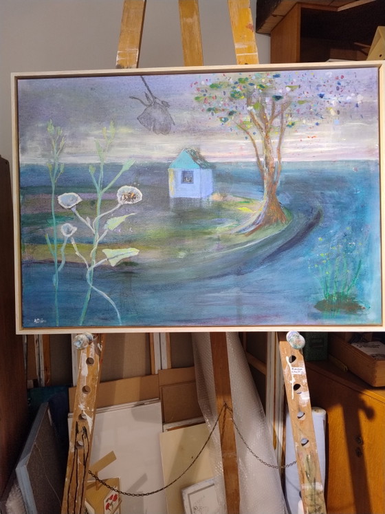 Bloemslapen – Gemälde & Zeichnungen, Wood, Canvas (photo 8 of 8)