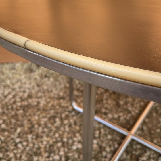 Table basse moderniste Art Déco Bauhaus avec structure en acier tubulaire de Willem Hendrik Gispen, 1930 (photo 6 of 14)